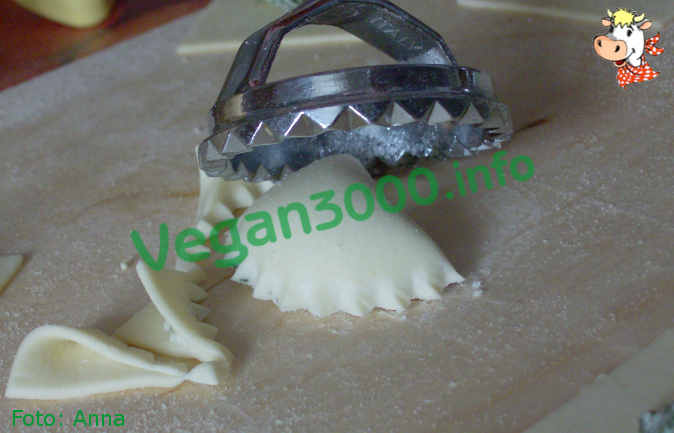 Foto numero 1 della ricetta Tofu and spinach ravioli with tomato sauce