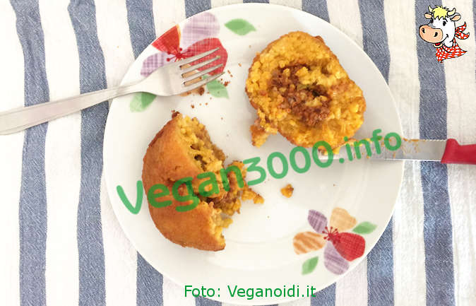 Foto numero 1 della ricetta Arancini di riso biovegani