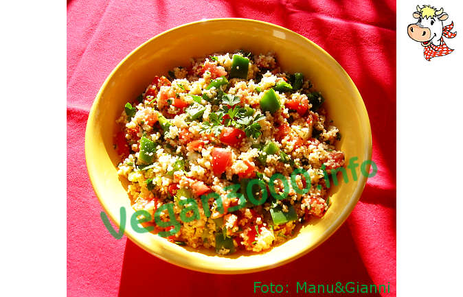 Foto numero 1 della ricetta Couscous e crudità in insalata