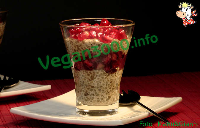 Foto numero 1 della ricetta Chia shot glasses with pomegranate