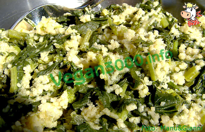 Foto numero 2 della ricetta Millet with turnip greens