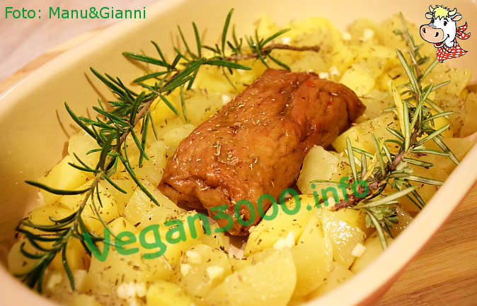 Foto numero 1 della ricetta Arrosto di seitan con le patate