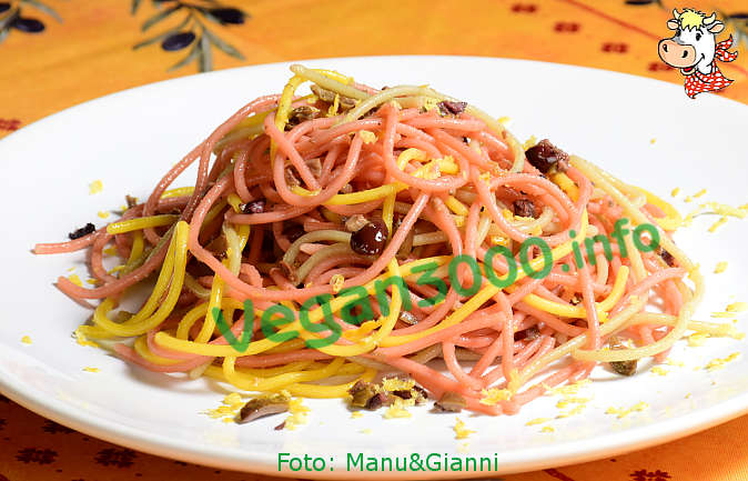 Foto numero 1 della ricetta Spaghetti salad perfumed with lemon