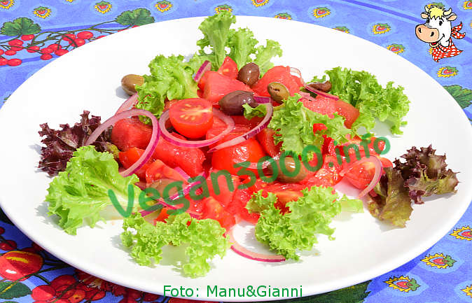 Foto numero 2 della ricetta Summer salad with watermelon