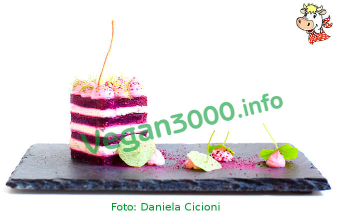 Foto numero 1 della ricetta Tower of beet and Cicioni with mayonnaise