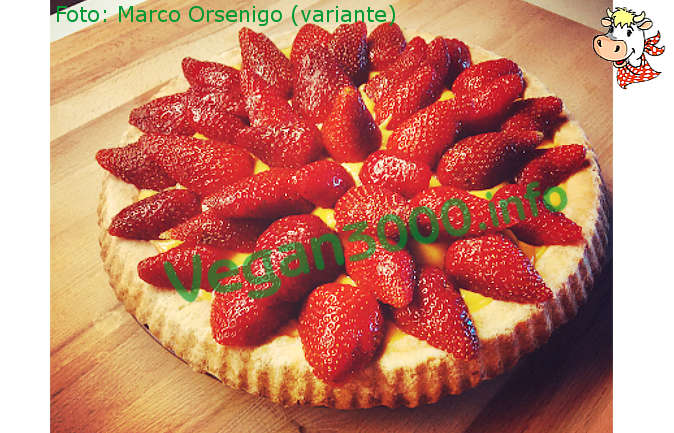 Foto numero 1 della ricetta Strawberry tart in vegetable gelatine