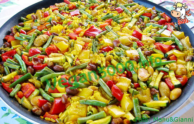 Foto numero 2 della ricetta Paella valenciana... vegetale