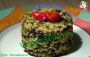 Millet and kale timbales