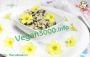 Spring risotto with primroses and dandelion